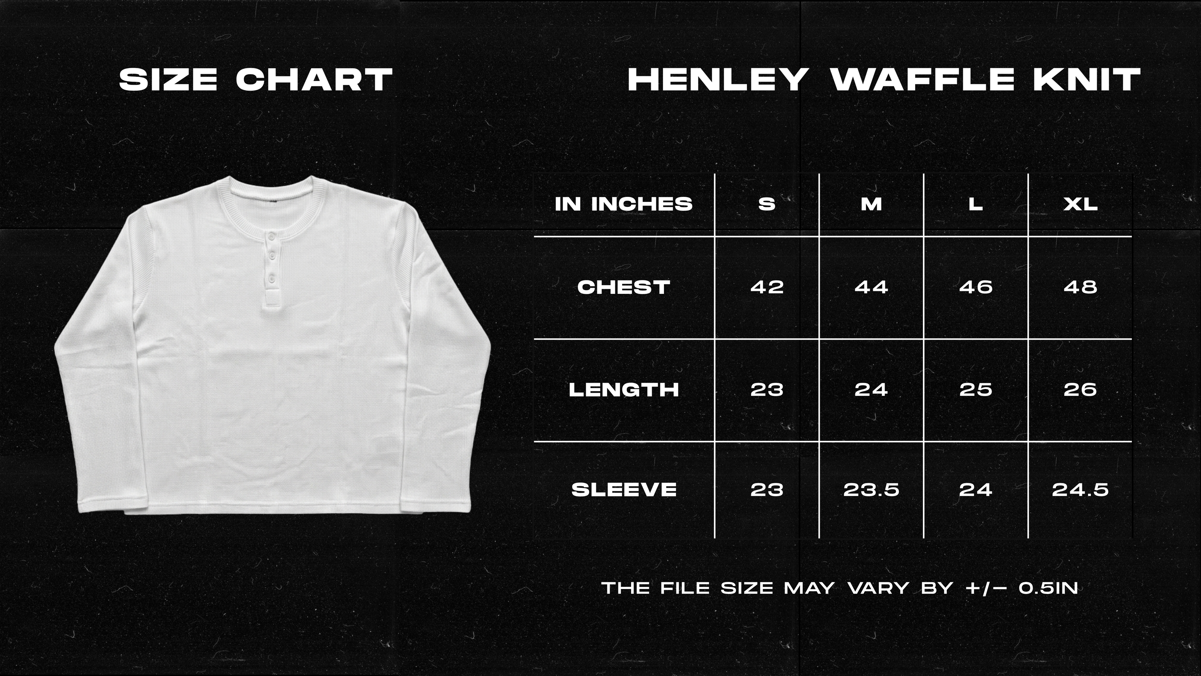 Waffle Knit Full Slevees