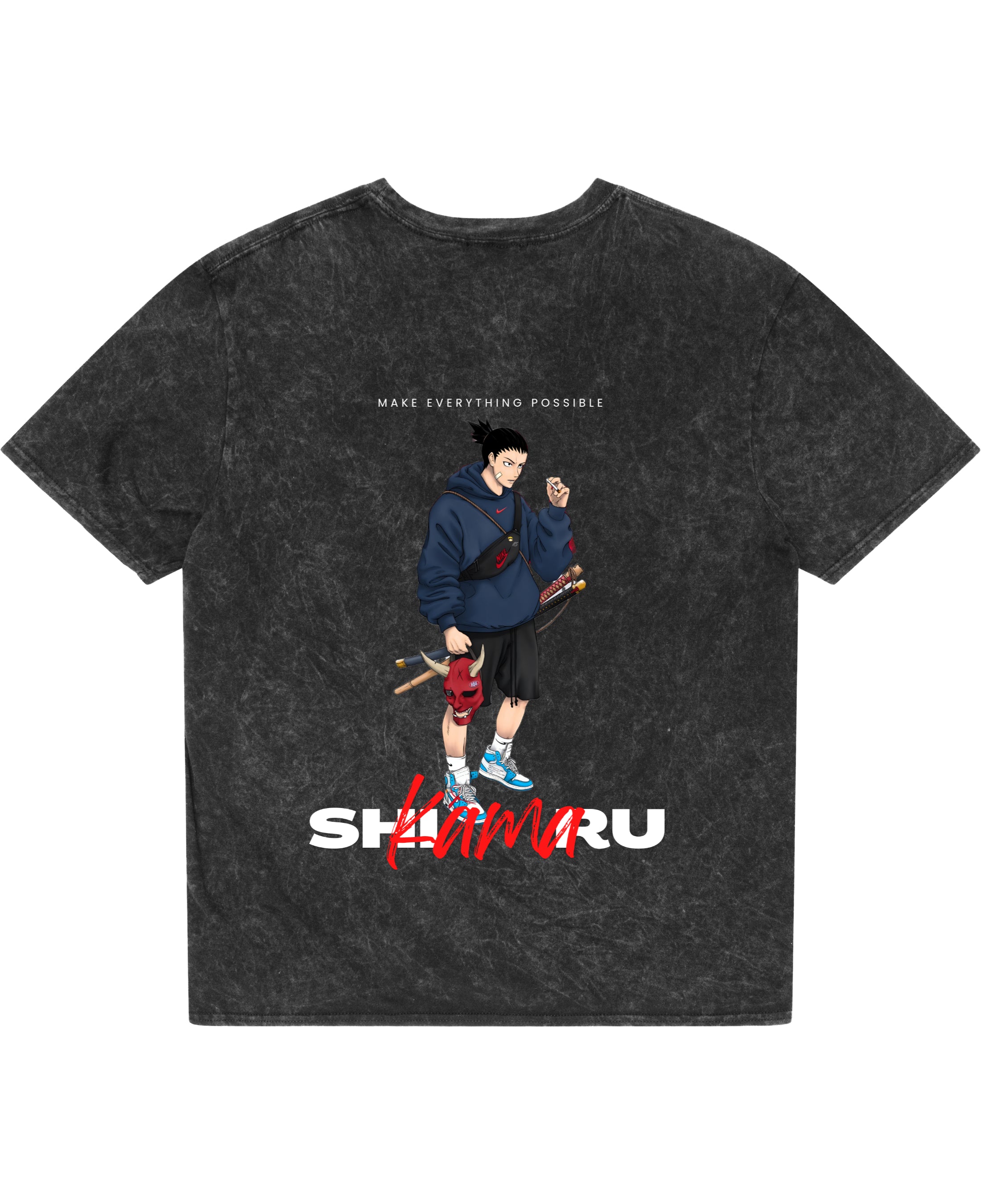 Acidwash Oversized T-shirt Back Design