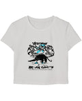 White Baby Tee Front Design