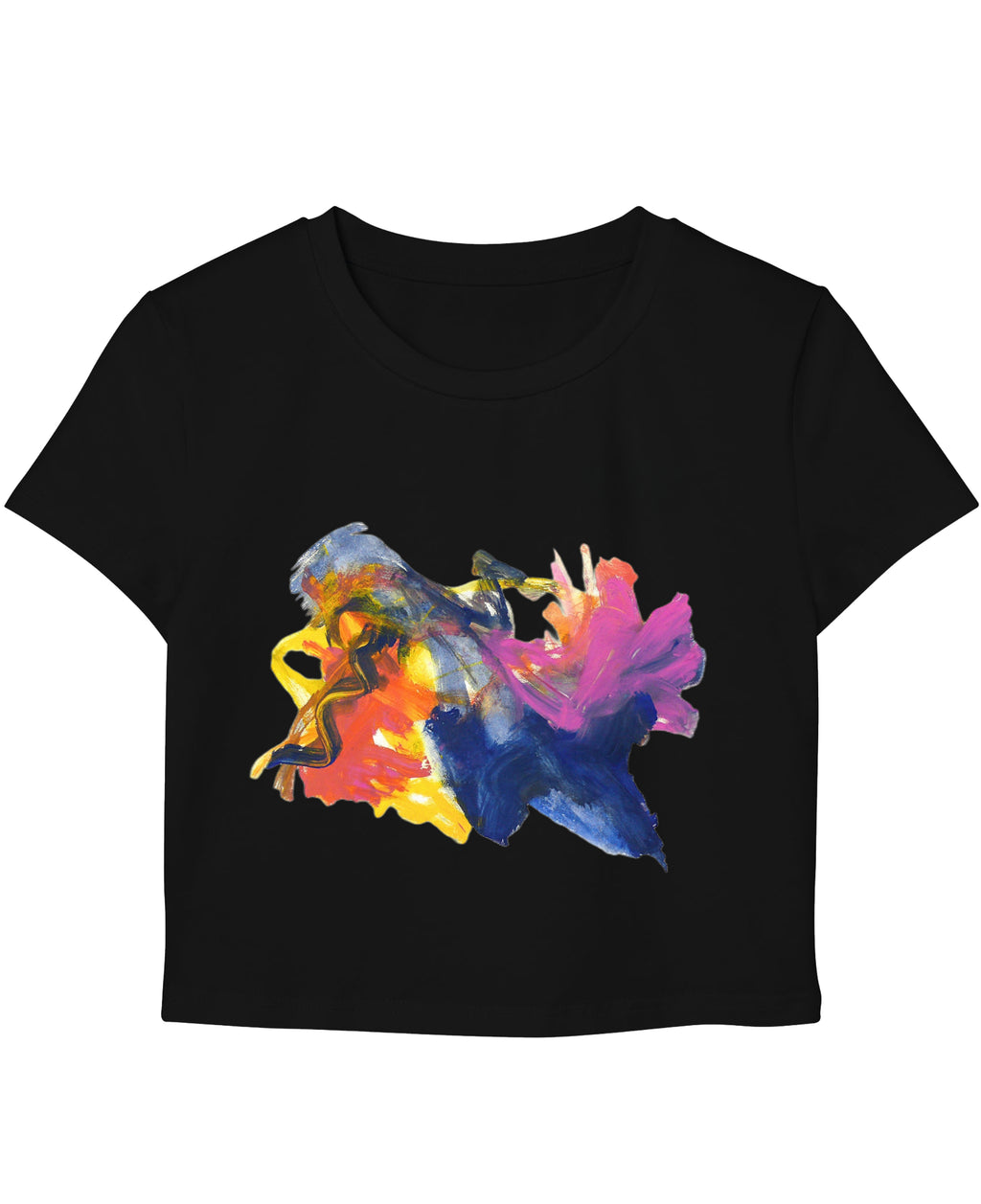 Black Baby Tee Front Design