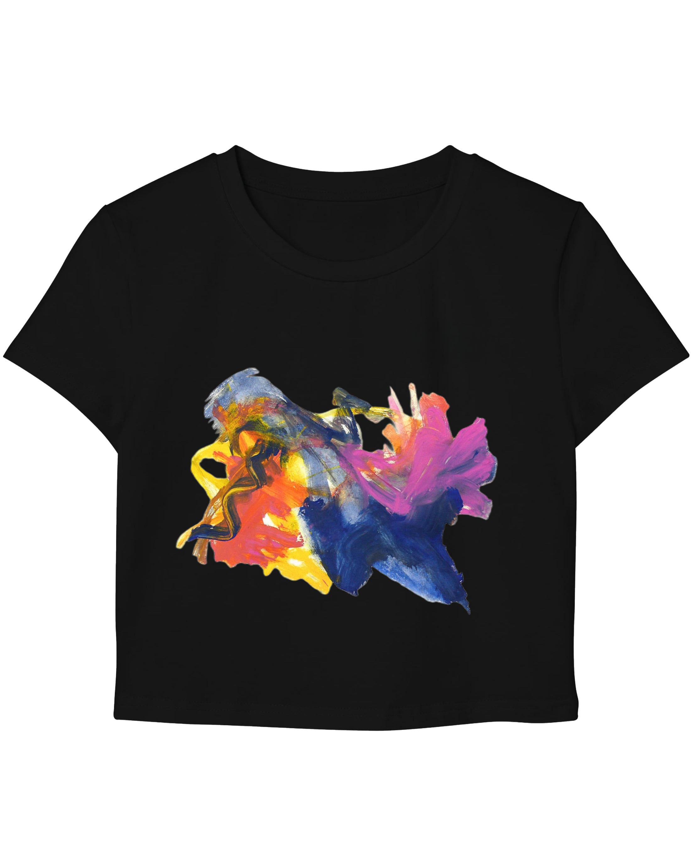 Black Baby Tee Front Design