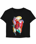 Black Baby Tee Front Design