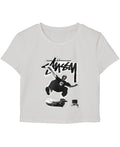 White Baby Tee Front Design