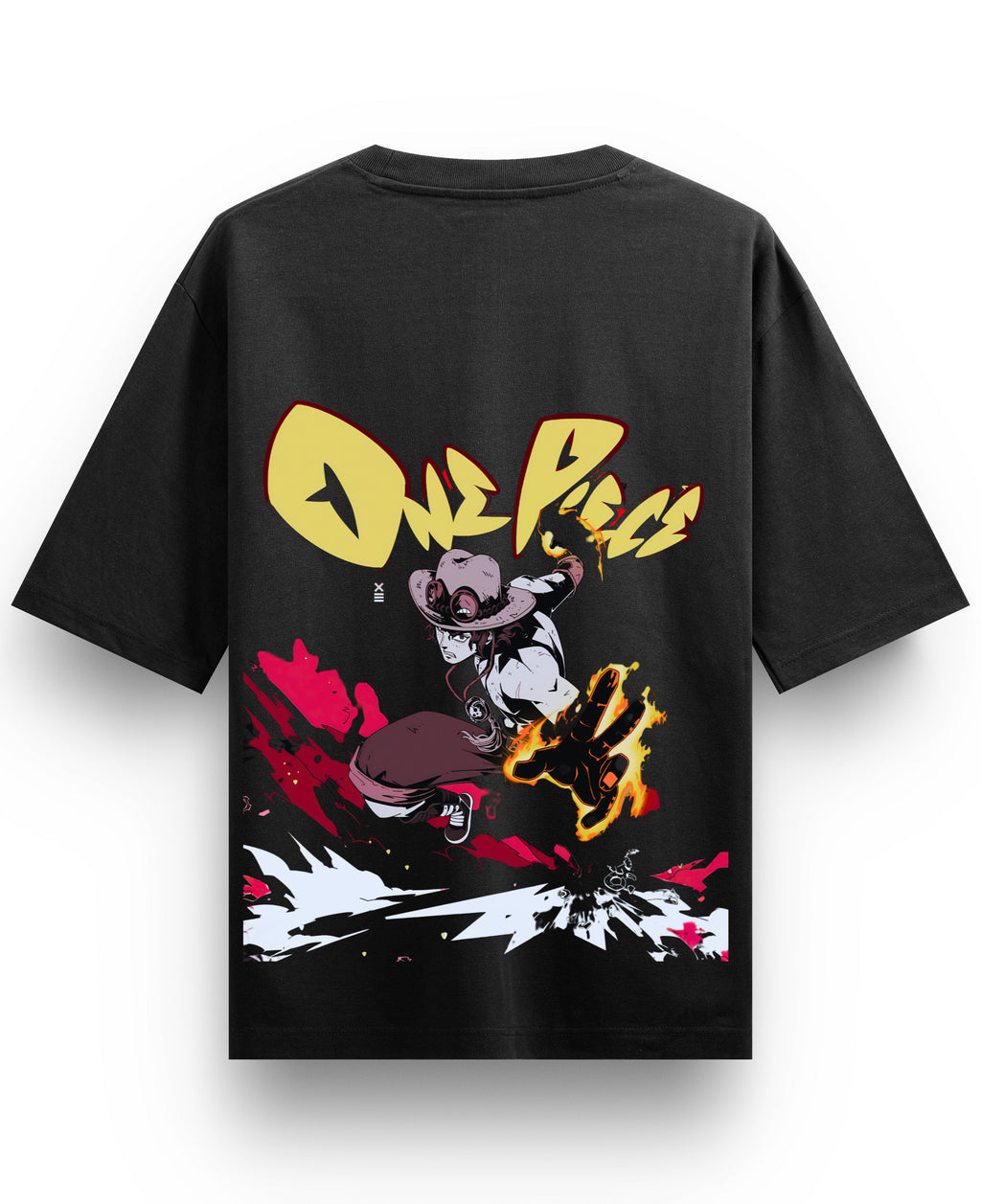 Black Oversized T-shirt Back Design