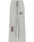Grey Cotton Joggers Front Design
